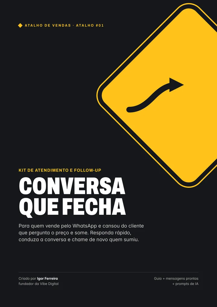 Capa do guia Conversa que Fecha